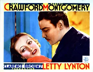 Lovers Prints: LETTY LYNTON, from left, Joan Crawford, Nils Asther, 1932
