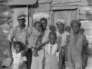 Housing Prints: Lewis Hinter, an African American farmer with his family on Lady's Island off Beaufort
