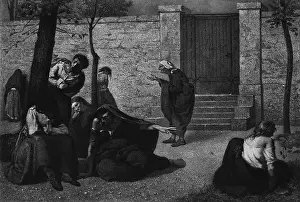 Patients Prints: L'Hospice de la Salpe^triere