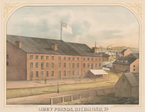 Armies Prints: Libby Prison was a Confederate prisoner of war camp for Union officers in Richmond