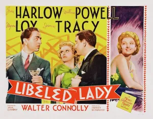 Harlow Prints: LIBELED LADY, l-r: William Powell