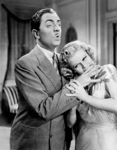 LIBELED LADY, from left, William Powell, Jean Harlow, 1936