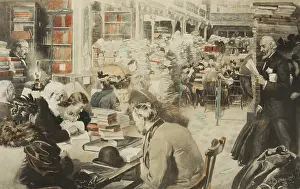 Roberts Prints: Library of Congress in 1897, when it was located in the US Capitol