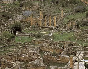 Panorama Prints: LIBYA. AKHDAR. Shahhat. Cyrene