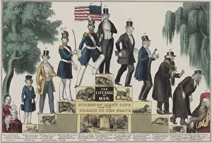 Gray Hair Prints: The Life and Age of Man, Stages of Man's Life from the Cradle to the Grave, ca. 1848