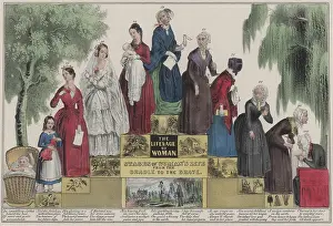 Childhood Prints: The Life and Age of Woman, Stages of Woman's Life from the Cradle to the Grave