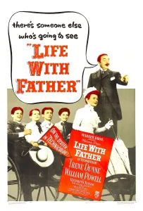 Businessman Prints: LIFE WITH FATHER, US poster, far right: Irene Dunne (sitting)