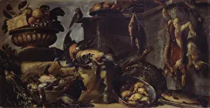 Hunting Prints: Still life with game and fishes