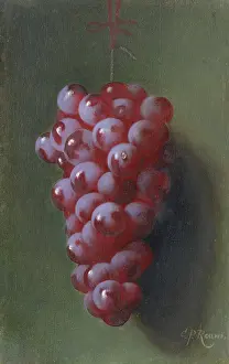 Grapes Prints: STILL LIFE WITH GRAPES, by Carducius Plantagenet Ream