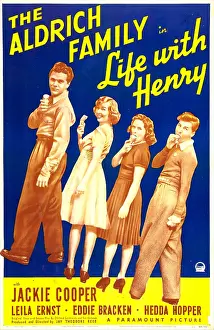 Jackie Prints: LIFE WITH HENRY, US poster, from left: Jackie Cooper