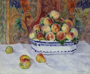 Pattern Prints: Still Life with Peaches, by Auguste Renoir
