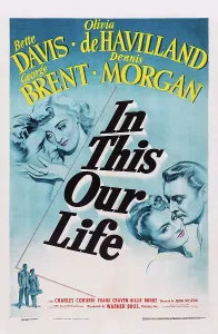 Brent Prints: IN THIS OUR LIFE, US poster art
