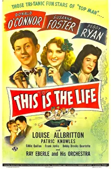 Louise Prints: THIS IS THE LIFE, US poster, top from left: Donald O'Connor