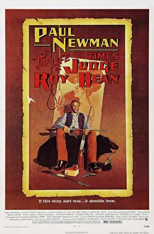 Noose Prints: THE LIFE AND TIMES OF JUDGE ROY BEAN, US poster, Paul Newman, 1972