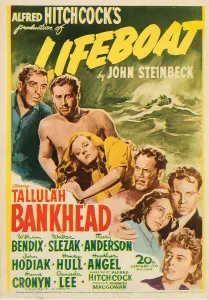 Anderson Prints: LIFEBOAT, poster, from left: William Bendix