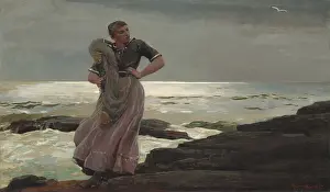 Winslow Prints: A Light on the Sea, by Winslow Homer