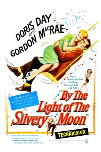 Sitting On Lap Prints: BY THE LIGHT OF THE SILVERY MOON, US poster, from left: Doris Day, Gordon MacRae, 1953