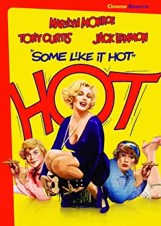 Cross Dressing Prints: SOME LIKE IT HOT, from left: Jack Lemmon, Marilyn Monroe, Tony Curtis, 1959