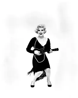 Fringed Dress Prints: SOME LIKE IT HOT, Marilyn Monroe, 1959