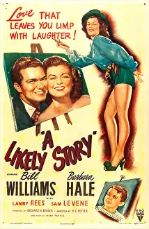 Hale Prints: A LIKELY STORY, US poster, from left: Bill Williams