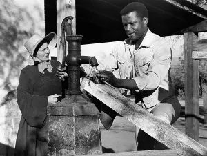 Poitier Prints: LILIES OF THE FIELD, Lilia Skala, Sidney Poitier, 1963