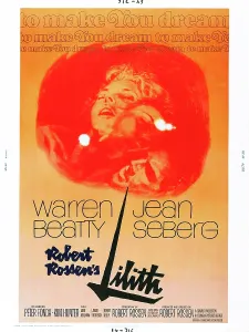 1964 Movies Prints: LILITH, US poster, Jean Seberg (top), Warren Beatty, 1964