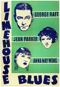 Crime Prints: LIMEHOUSE BLUES, US poster, George Raft, Jean Parker, Anna May Wong, 1934
