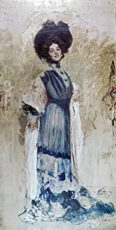 Show Prints: Lina Cavalieri, by Cesare Tallone, Ca
