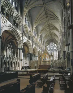 Englishwoman Prints: Lincoln Cathedral. 1192-1549. UNITED KINGDOM