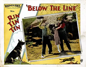 Marlowe Prints: BELOW THE LINE, Rin Tin Tin, June Marlowe, (center), 1925