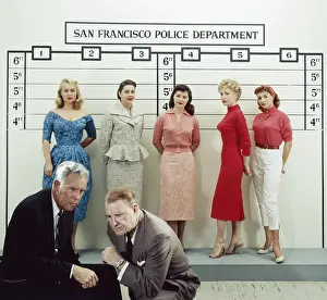 Television Prints: THE LINEUP, in back from left: Dorsey Keaton
