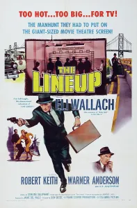 Anderson Prints: THE LINEUP, US poster art, center: Eli Wallach; bottom right: Warner Anderson, 1958