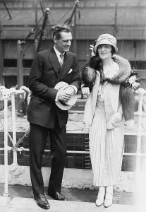 Film Prints: Lionel Barrymore (1878-1954), with his second wife