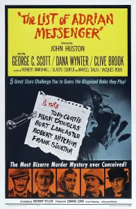 1963 Movies Prints: THE LIST OF ADRIAN MESSENGER, US poster, 1963