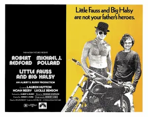 Motorcycle Prints: LITTLE FAUSS AND BIG HALSY, (from left): Robert Redford, Michael J. Pollard, 1970