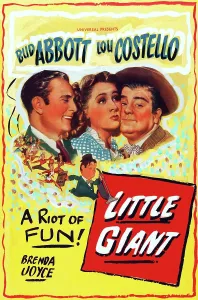 1946 Movies Prints: LITTLE GIANT, US poster art, from left: Bud Abbott, Elena Verdugo, Lou Costello, 1946