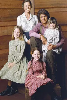 : LITTLE HOUSE ON THE PRAIRIE, clockwise from top: Karen Grassle