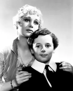 Mother And Son Prints: LITTLE LORD FAUNTLEROY, from left, Dolores Costello, Freddie Bartholomew, 1936