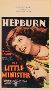 Closeup Prints: THE LITTLE MINISTER, poster art, Katharine Hepburn, 1934
