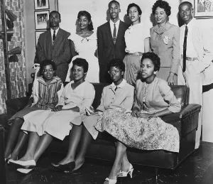 Naacp Prints: Little Rock Nine