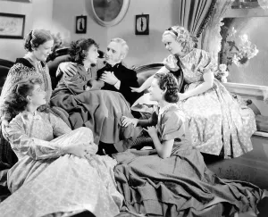 Sitting On Lap Prints: LITTLE WOMEN, Katharine Hepburn