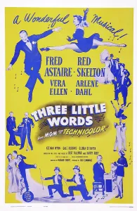 Dancers Prints: THREE LITTLE WORDS, US poster art