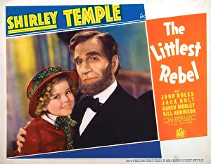 Morrauc 1imgs Prints: THE LITTLEST REBEL, lobbycard, from left: Shirley Temple