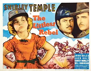 Morrauc 1imgs Prints: THE LITTLEST REBEL, lobbycard, from left: Shirley Temple