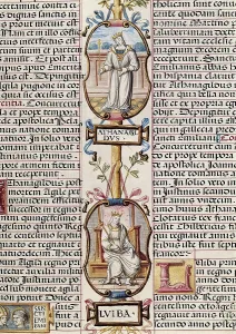 LIUVA I (-573). VisigothicKingofHispania (Spain)567-568.; ATHANAGILD (- 567). VisigothicKingofHispania (Spain)555-567. Mausoleum of Fabara; Genealoga de los Reyes de Espaa. 1463