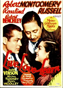 Rosalind Prints: LIVE LOVE AND LEARN, from left: Robert Montgomery