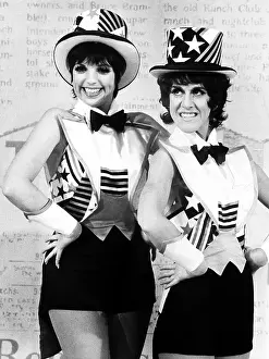 Comedienne Prints: Liza Minnelli and Ruth Buzzi perform a tap dance on the Rowan and Martin's LAUGH-IN