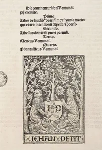 Ramon 1235 1315 Prints: LLULL, Ramn (1235-1315). Title page from the codex 'De Laudibus Beatissimae Virginis Mariae'