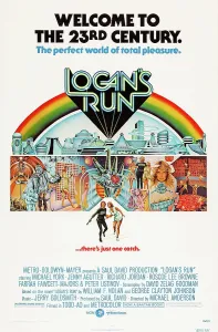 Images Dated 5th August 2009: LOGAN'S RUN, US poster, bottom from left: Michael York, Jenny Agutter, 1976
