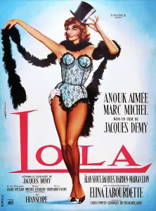 Top Hat Prints: LOLA, French poster art, Anouk Aimee, 1961